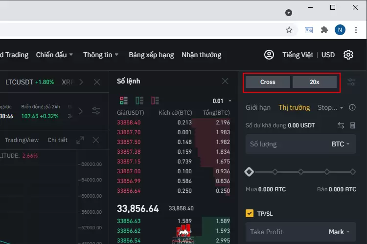 Hướng dẫn giao dịch Futures trên Binance 